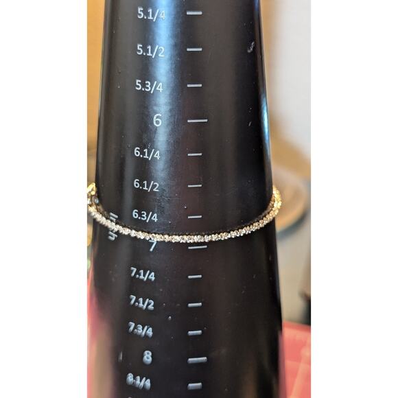 Solid 925 Silver Sparkle D/C Cut Margarita Box Rope 2mm Chain Bracelet - Picture 3 of 6